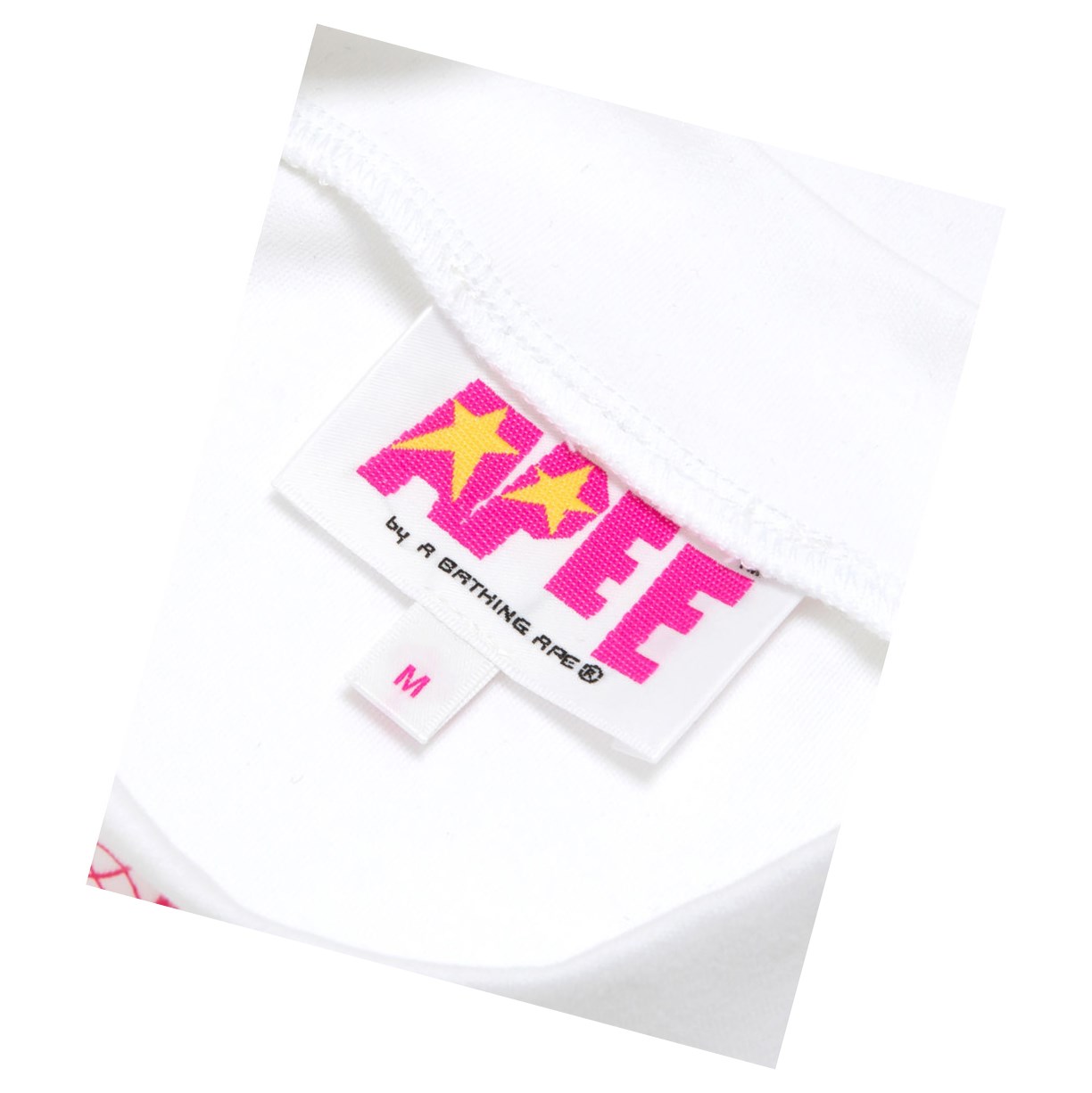 Chemisier A BATHING APE Bape Cropped Turtle Neck Top Long Sleeve Blanche Femme France | MNB-04363727