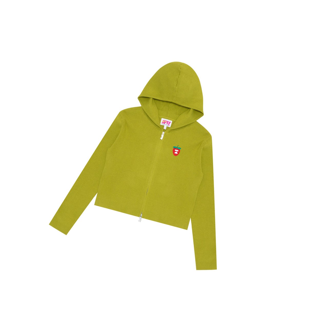 Cardigan A BATHING APE Bape Encapuchonné Cardigan Cardigan Vert Femme France | WDL-28599604