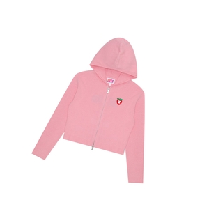 Cardigan A BATHING APE Bape Encapuchonné Cardigan Cardigan Rose Femme France | DWZ-01992648