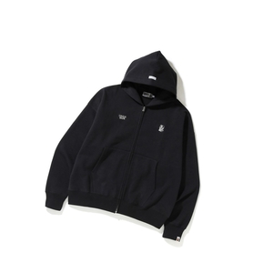 Sweat à Capuche A BATHING APE Bape Ursus Loose Fit Zip-up Zip Throughs Noir Homme France | PJB-38920363