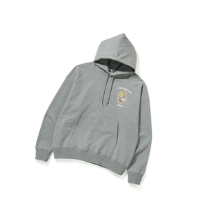 Sweat à Capuche A BATHING APE Bape Japan Loose Fit Pullover Grise Homme France | MIA-32533529