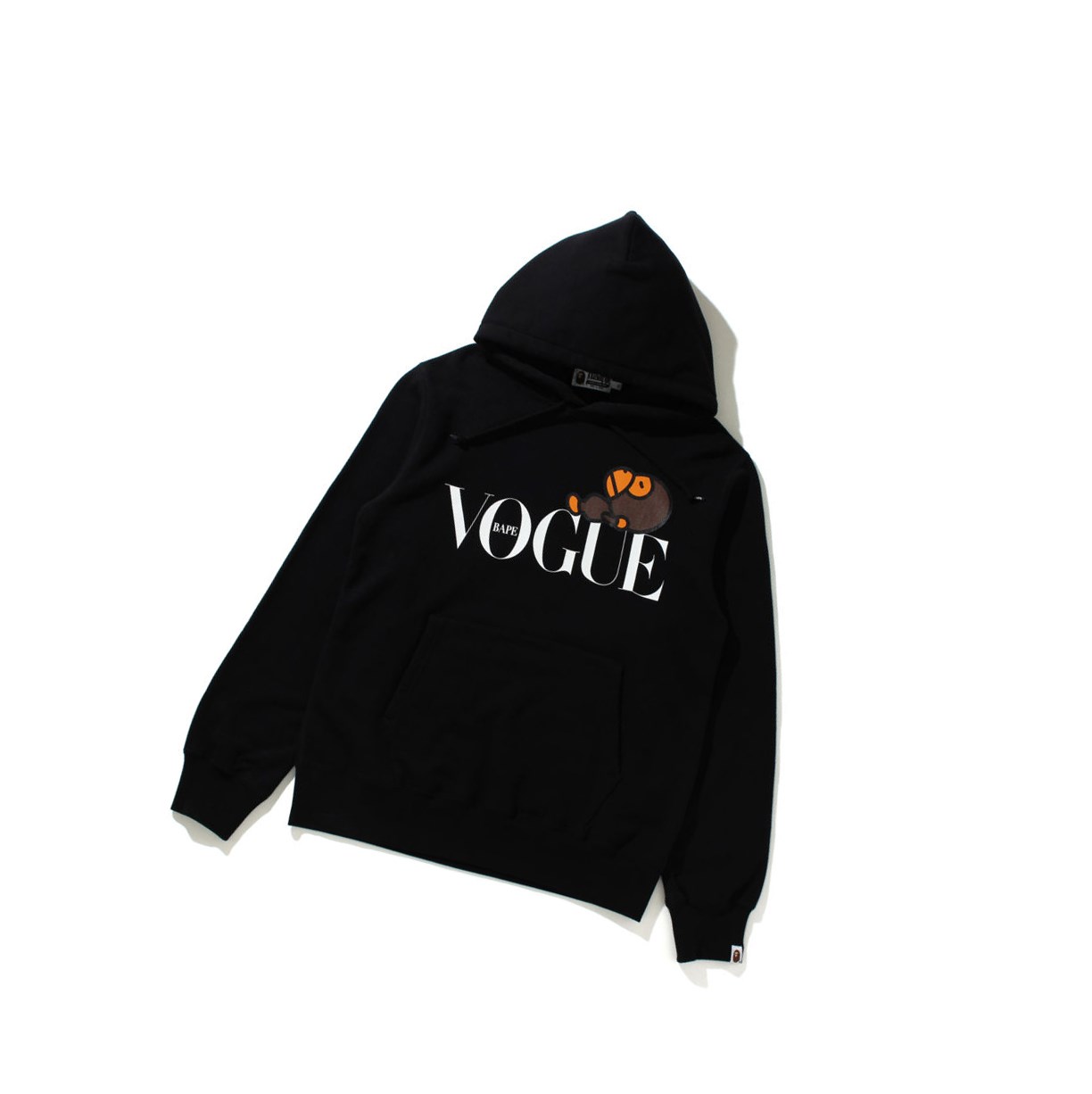 Sweat à Capuche A BATHING APE Bape X Vogue Milo Pullover Noir Femme France | ALQ-24834139