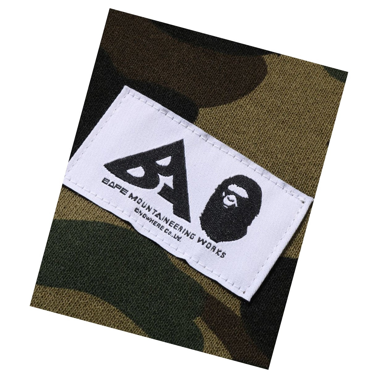 Sweat à Capuche A BATHING APE Bape Multi Label 1st Camo Oversized Vert Femme France | WYV-18214520