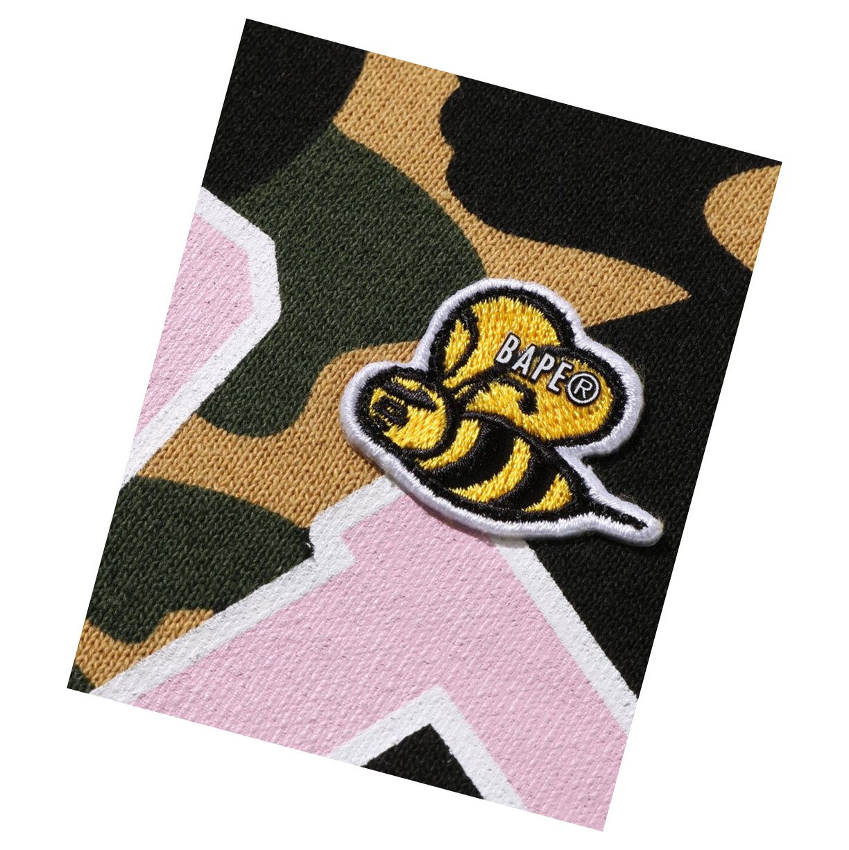 Sweat à Capuche A BATHING APE Bape Multi Label 1st Camo Oversized Jaune Femme France | PBP-12019115