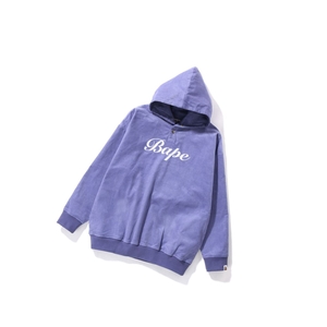 Sweat à Capuche A BATHING APE Bape Embroidery Corduroy Oversized Pullover Violette Femme France | ROF-83770174