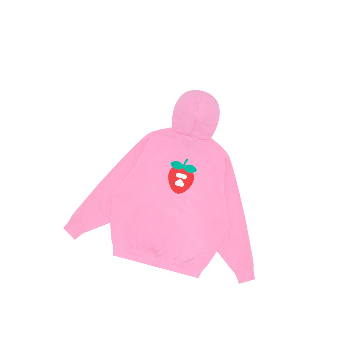 Sweat à Capuche A BATHING APE Bape Oversized Zip Throughs Rose Femme France | ERU-99916315