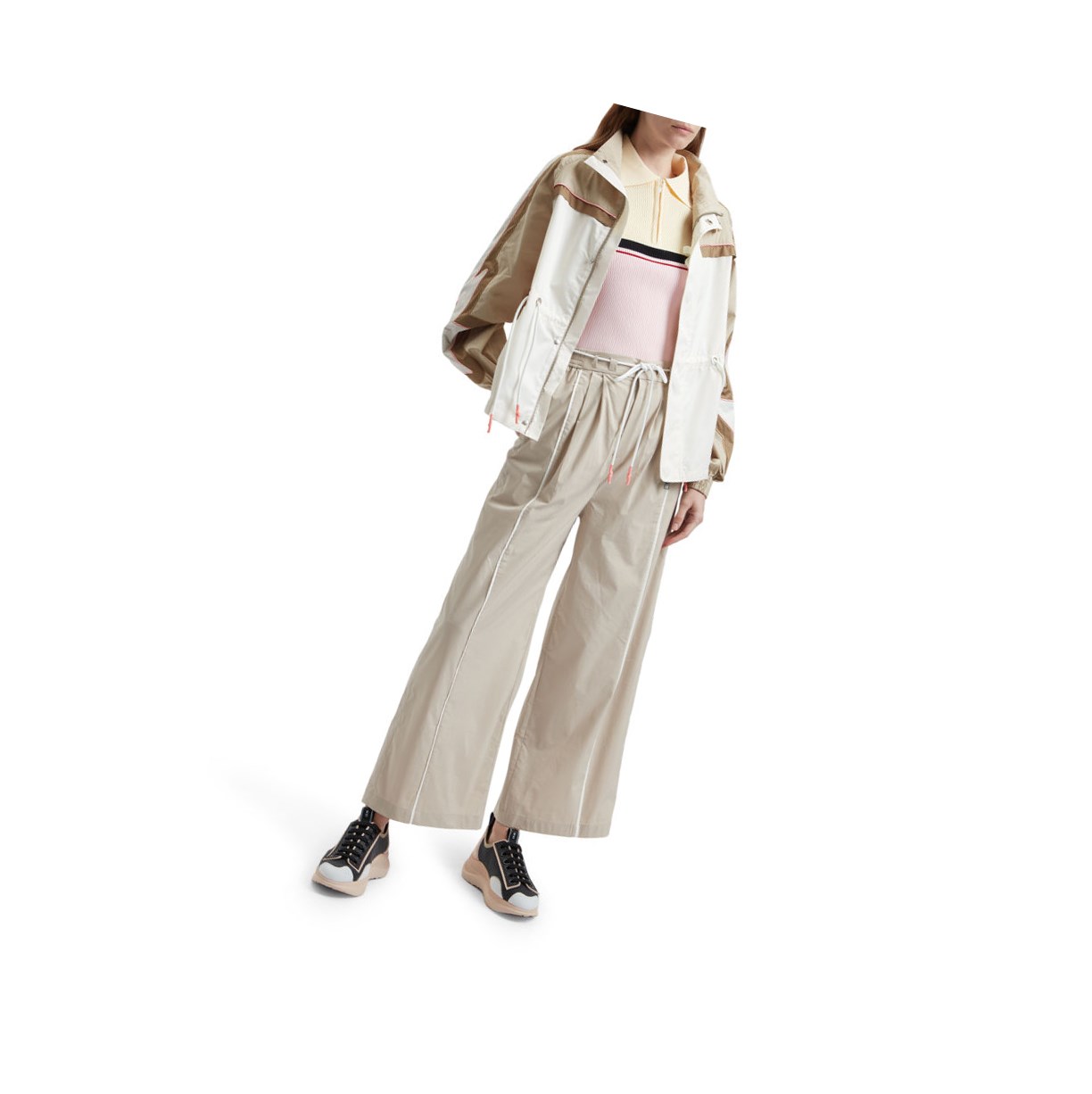 Vestes A BATHING APE Bape Drawstring Beige Femme France | UES-59479576