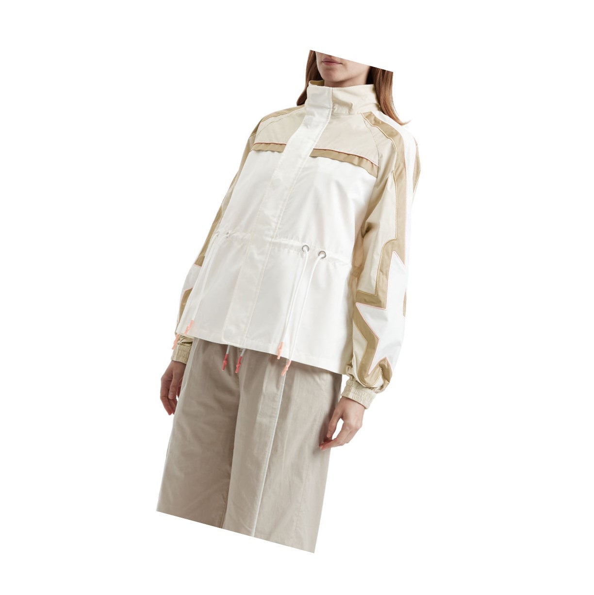 Vestes A BATHING APE Bape Drawstring Beige Femme France | UES-59479576