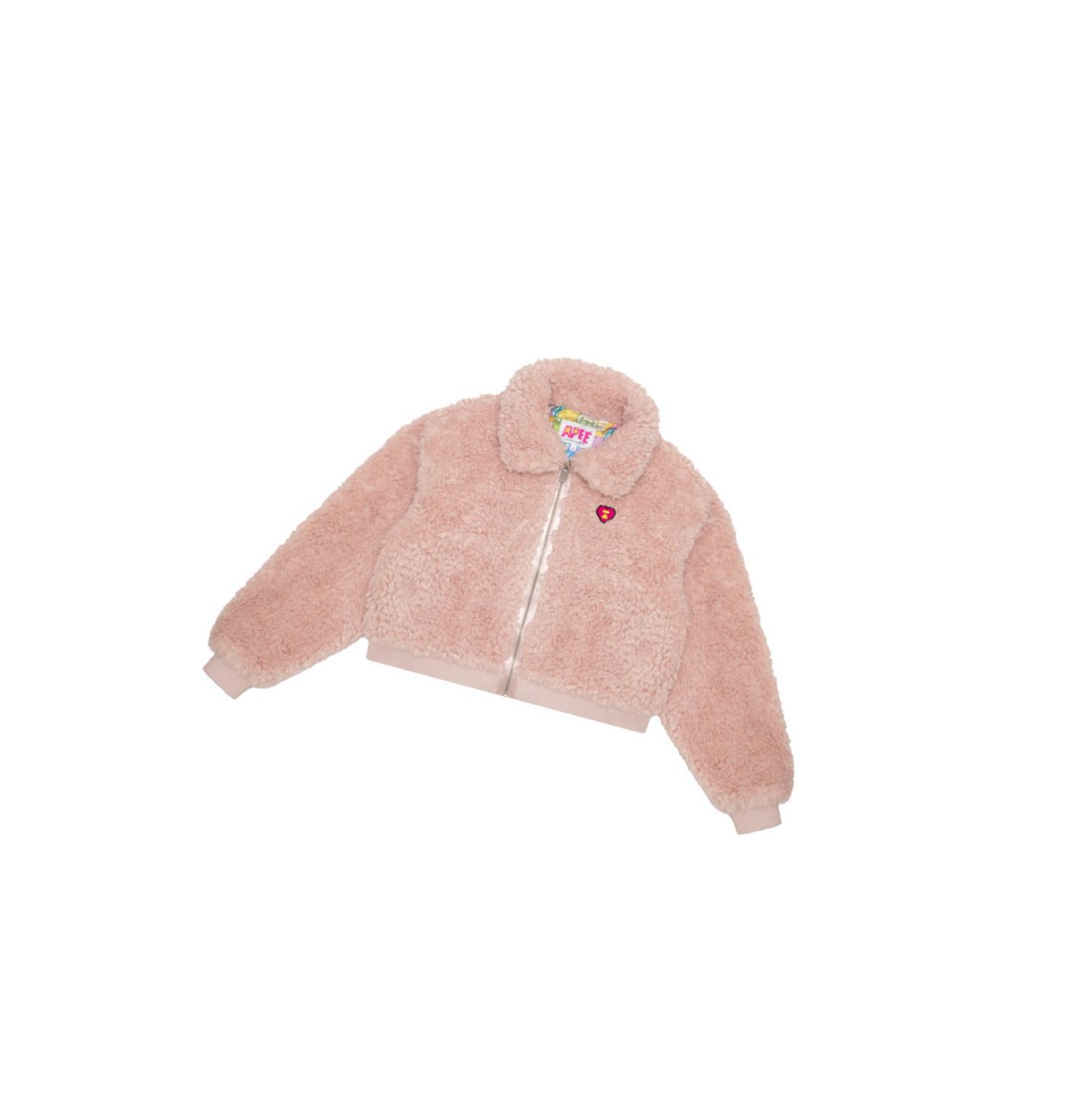 Vestes A BATHING APE Bape Faux Fur Rose Femme France | GNR-57113643