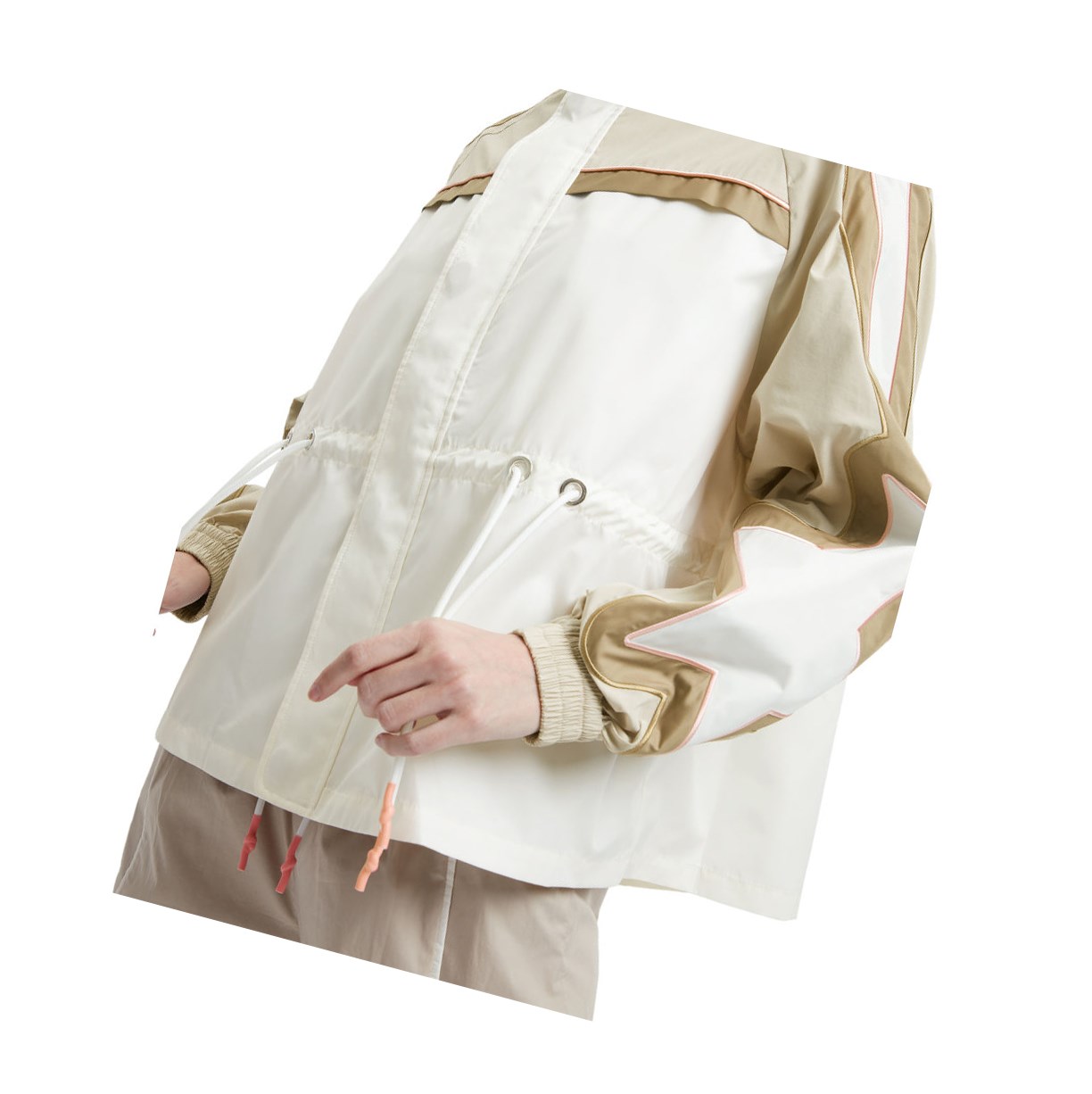 Vestes A BATHING APE Bape Drawstring Beige Femme France | UES-59479576