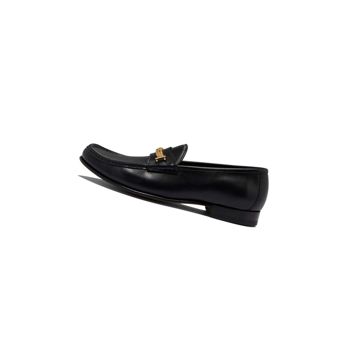 Loafers A BATHING APE Bape Gold Chained Loafers & Moccasins Noir Homme France | XPO-61149607