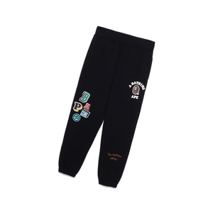 Pantalon A BATHING APE Bape Multi Fonts Long Noir Homme France | CYX-37206004