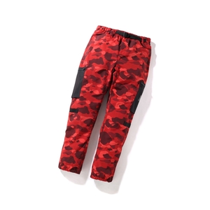 Pantalon A BATHING APE Bape Color Camo Military Long Rouge Homme France | HCT-67914487