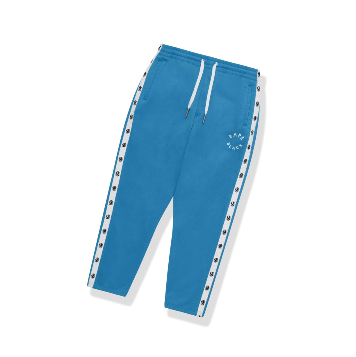 Pantalon A BATHING APE Bape Logo Piste Long Bleu Homme France | DDO-75416595