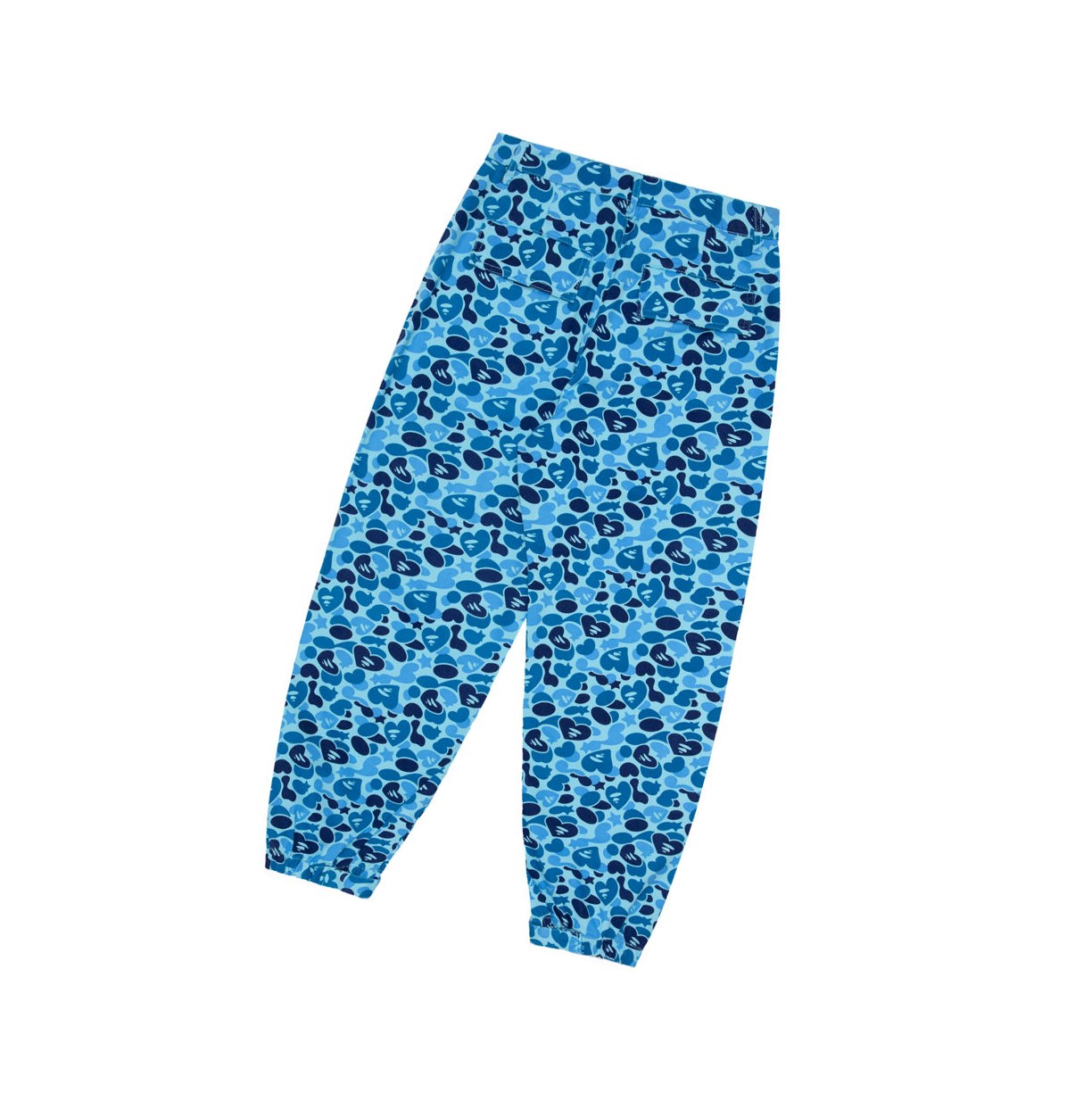 Pantalon A BATHING APE Bape Printed Cargo Long Bleu Clair Femme France | UBK-55486278