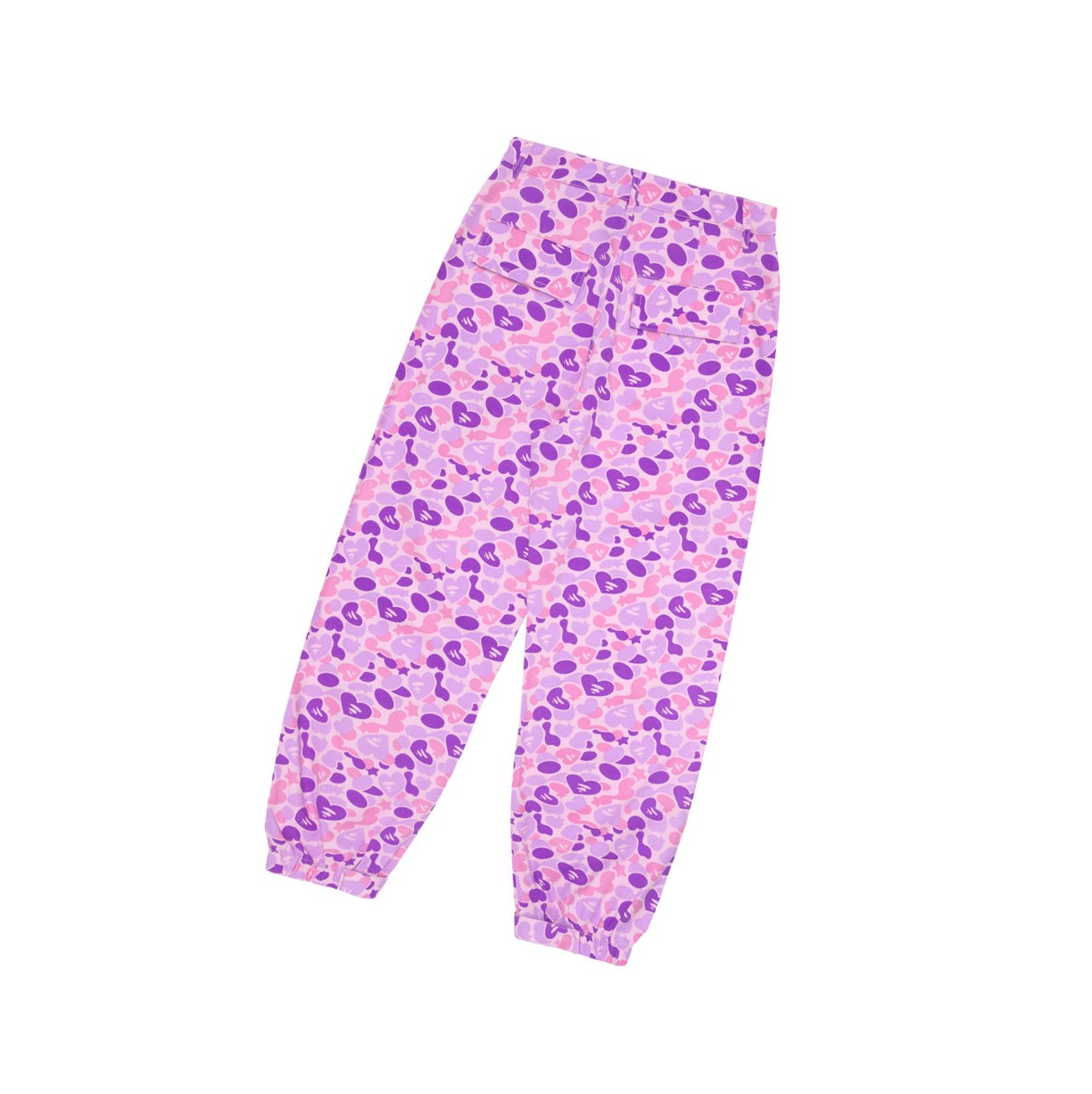 Pantalon A BATHING APE Bape Printed Cargo Long Violet Femme France | NGH-82355487