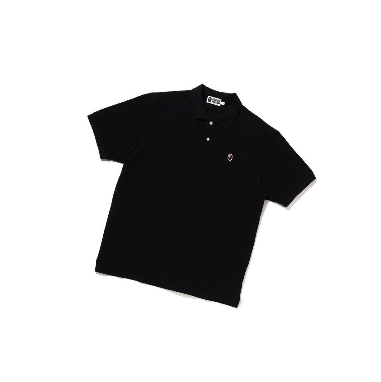 Polo A BATHING APE Bape Ape Head One Point Relaxed Fit Corta Sleeve Noir Homme France | PPL-78772467