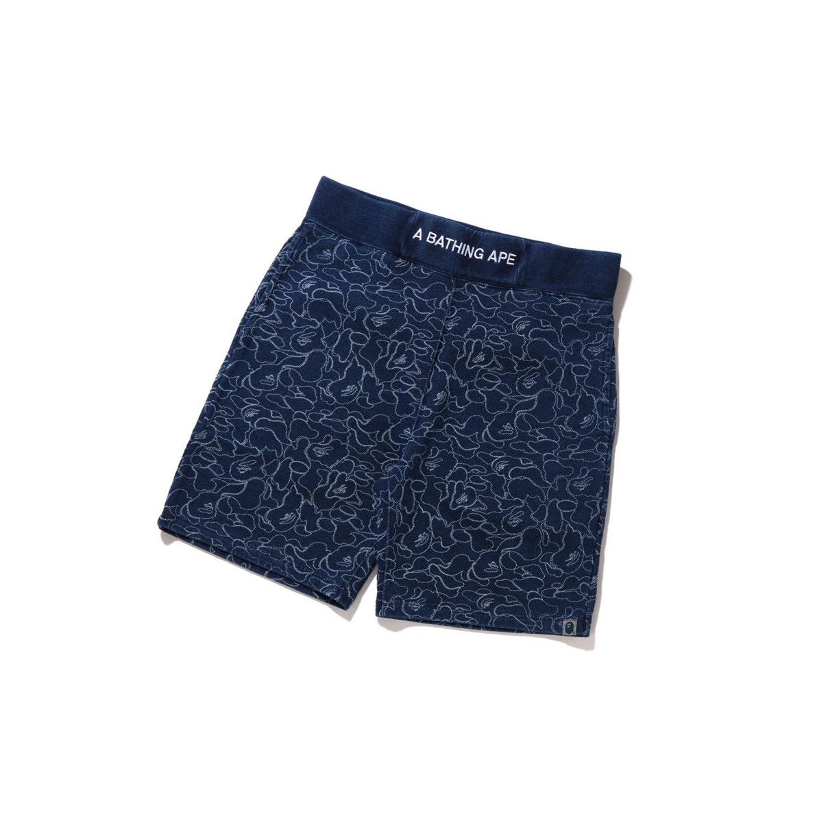 Shorts A BATHING APE Bape Line Abc Camo Sweat Bleu Homme France | FQX-48668085