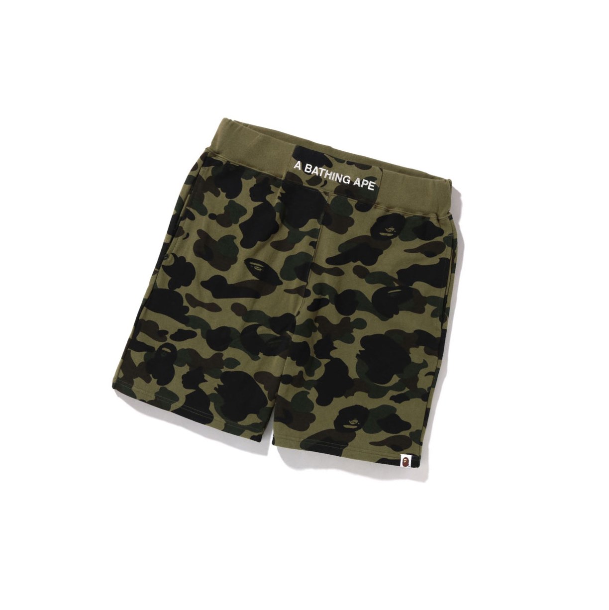 Shorts A BATHING APE Bape 1st Camo Sweat Vert Homme France | PXW-53432128