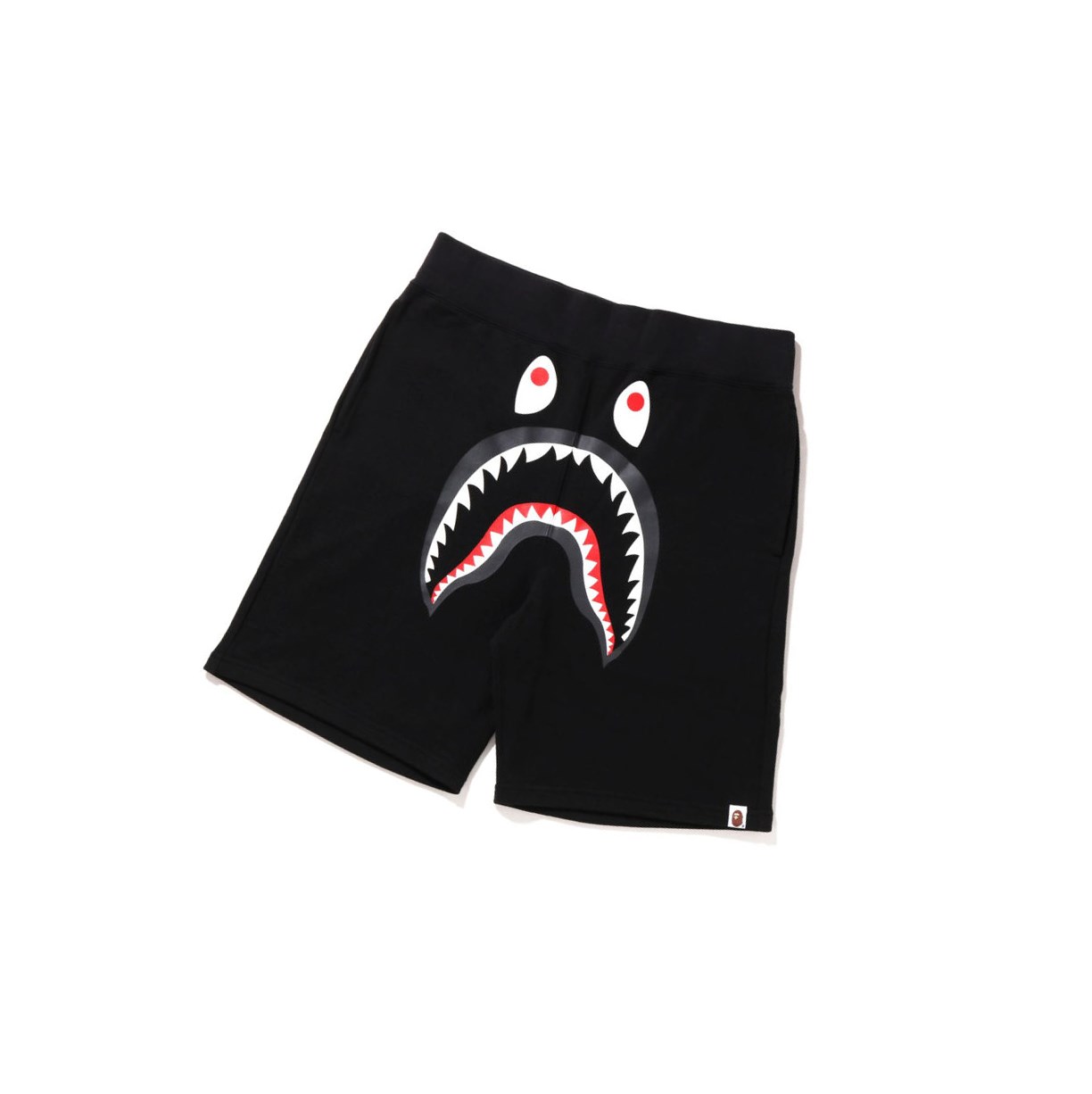 Shorts A BATHING APE Bape Shark Sweat Noir Homme France | JKC-96963695