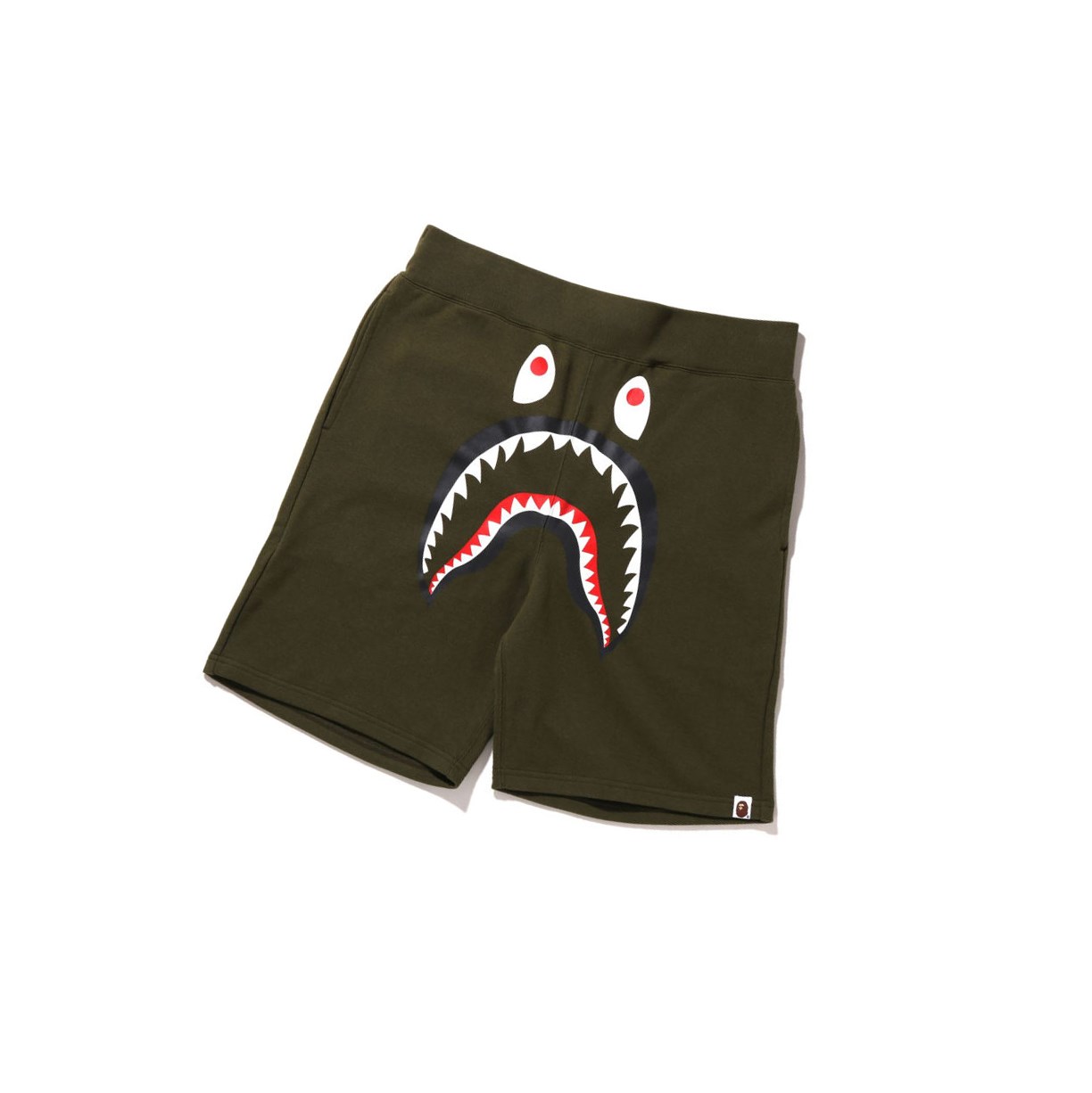 Shorts A BATHING APE Bape Shark Sweat Vert Homme France | MAH-77560393