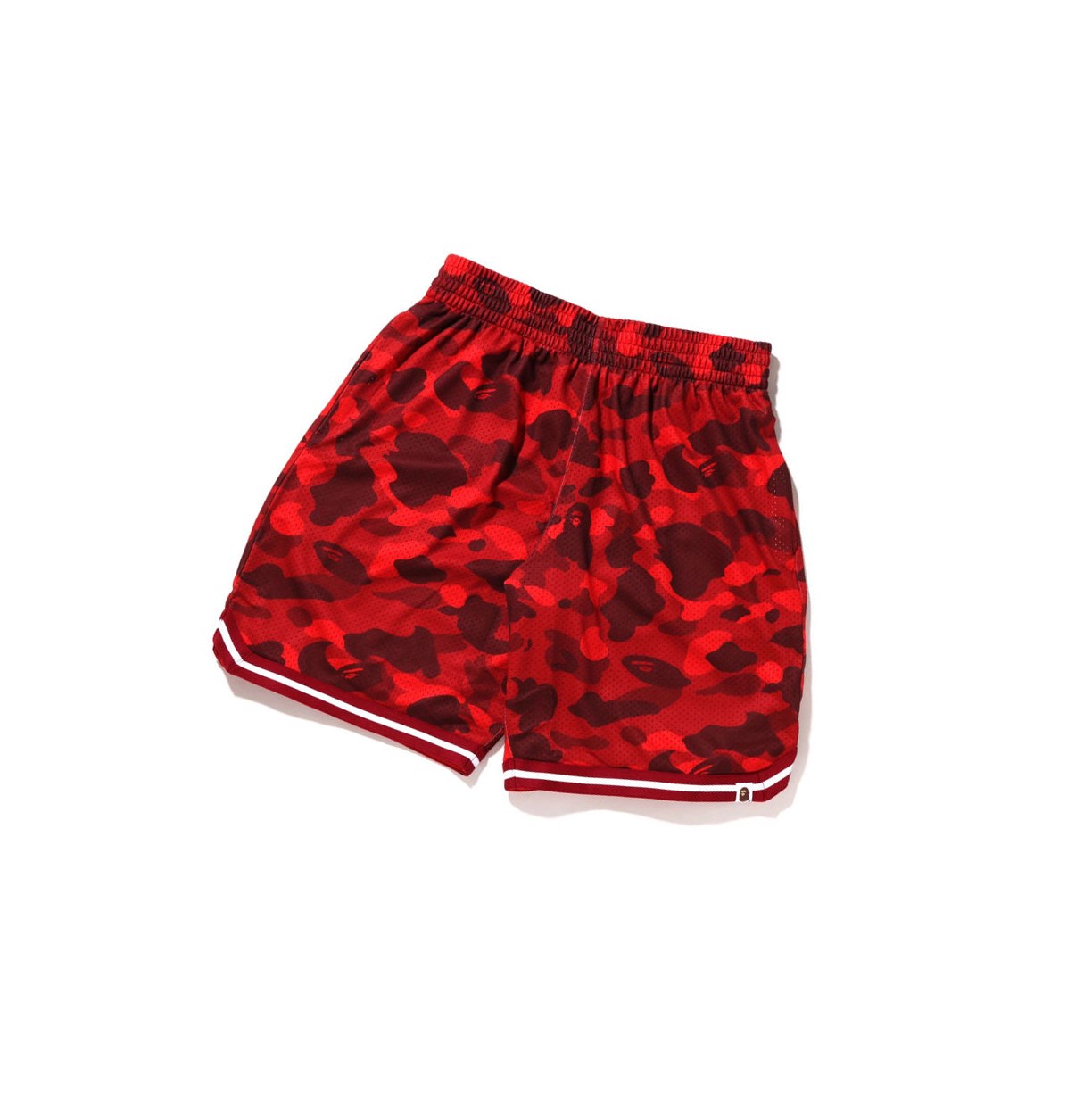 Shorts A BATHING APE Bape Color Camo Larges Fit Basketball Rouge Homme France | JSZ-83352244