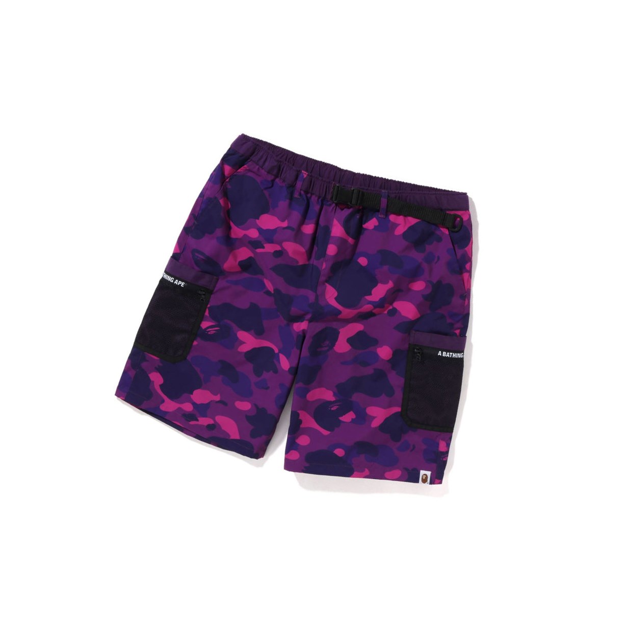 Shorts A BATHING APE Bape Color Camo Mesh Pocket Violette Homme France | UTO-29012228