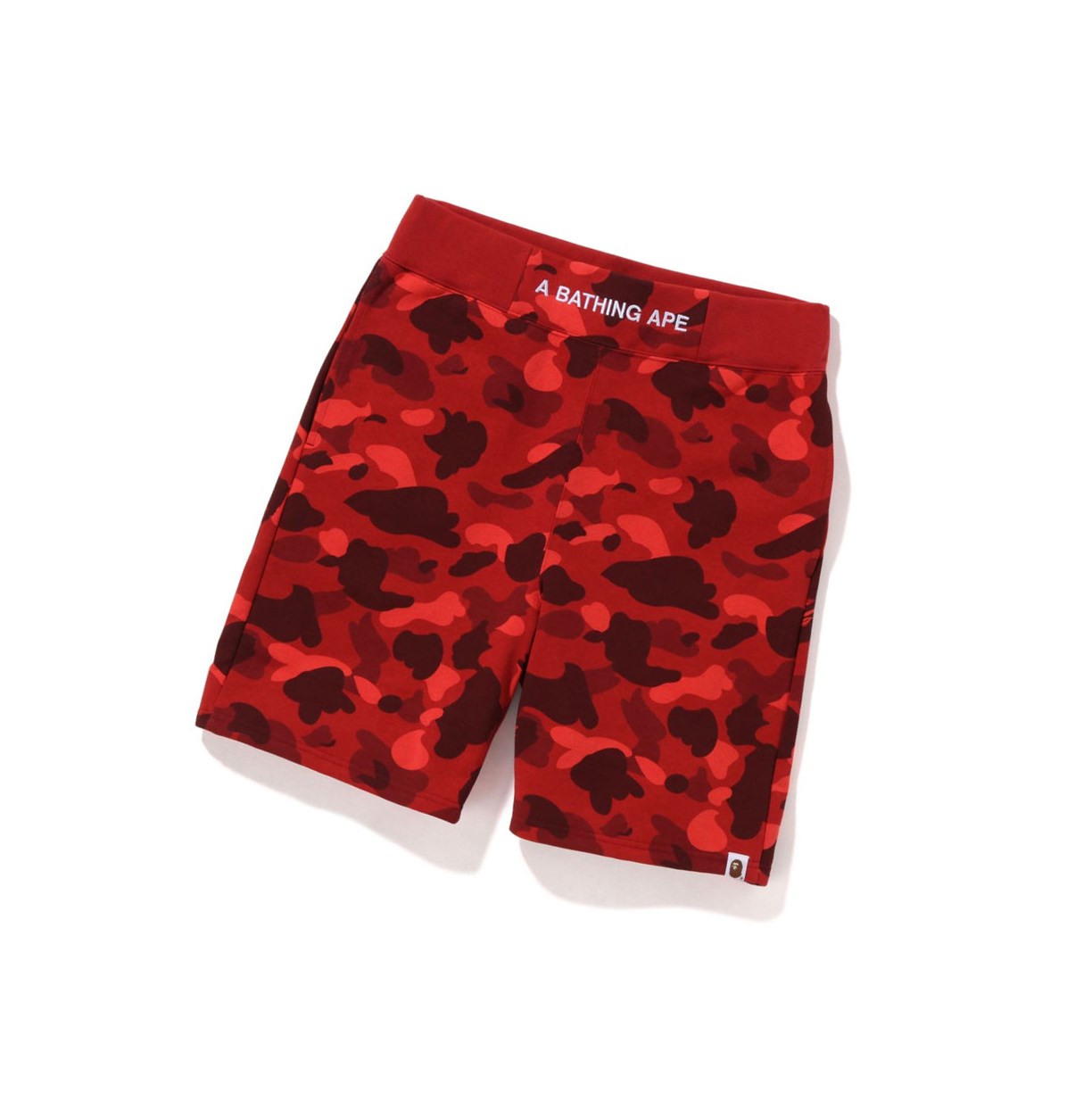 Shorts A BATHING APE Bape Color Camo Sweat Rouge Homme France | DGW-80188758