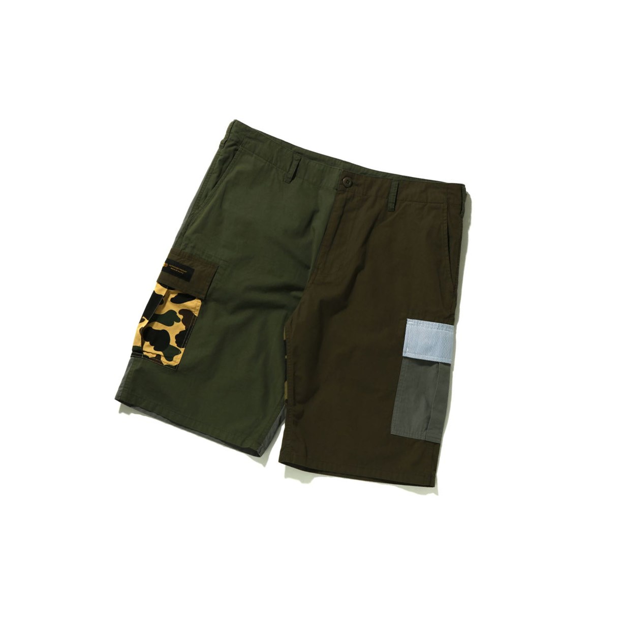 Shorts A BATHING APE Bape Crazy Pattern 6 Pocket Larges Fit Caise Homme France | EBW-03195360