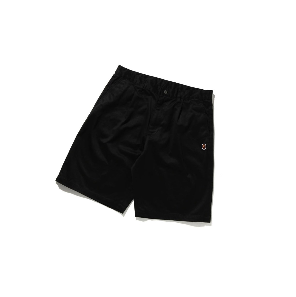 Shorts A BATHING APE Bape One Point Larges Fit Chino Noir Homme France | GBI-34672107