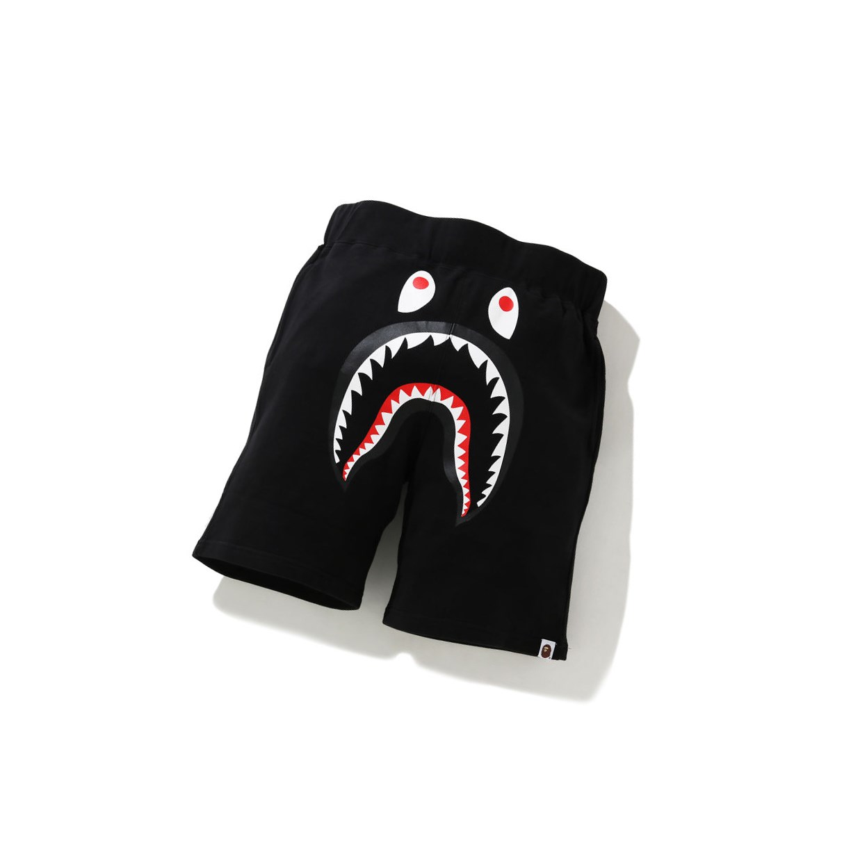 Shorts A BATHING APE Bape Shark Sweat Noir Homme France | PAF-54209974