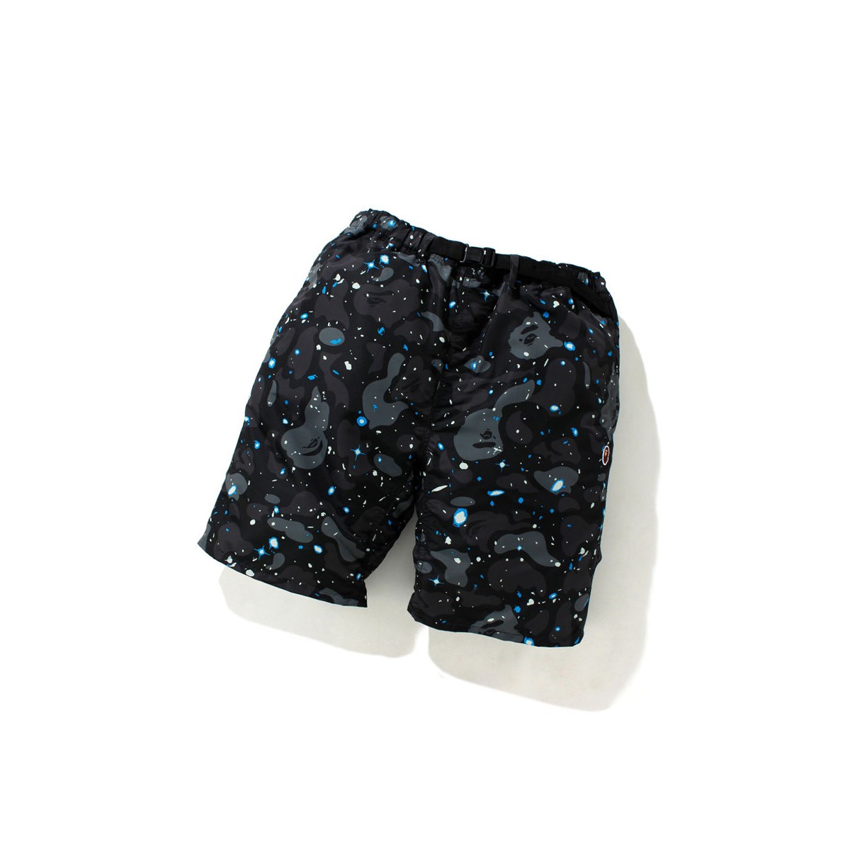 Shorts A BATHING APE Bape Space Camo Piste Noir Homme France | TAT-06008265