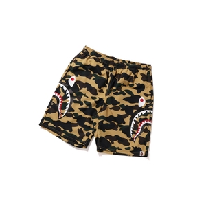 Shorts A BATHING APE Bape 1st Camo Side Shark Beach Jaune Homme France | WDF-14717271