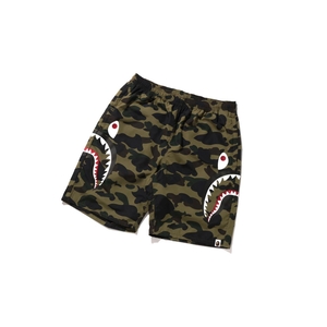 Shorts A BATHING APE Bape 1st Camo Side Shark Beach Vert Homme France | HIS-23999566