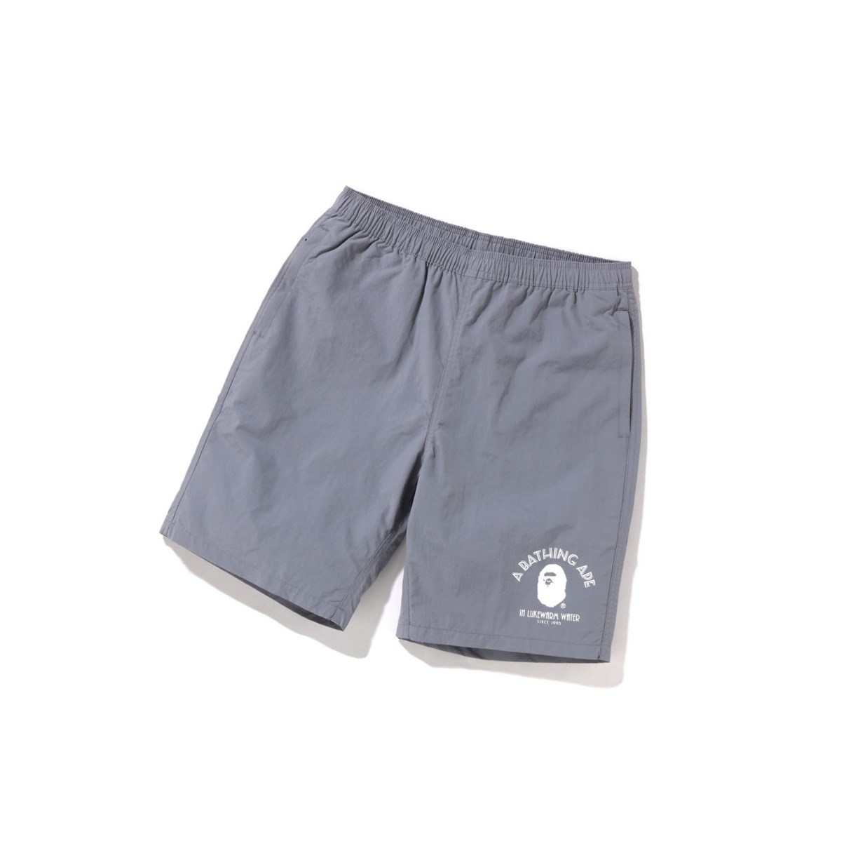 Shorts A BATHING APE Bape Nylon Beach Grise Homme France | OFZ-90682284