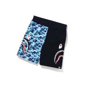 Shorts A BATHING APE Bape Abc Camo Side Shark Sweat Bleu Homme France | ZCN-44383943