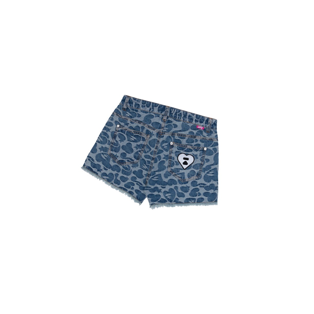 Shorts A BATHING APE Bape Graphic Denim Denim Femme France | GPH-15409397