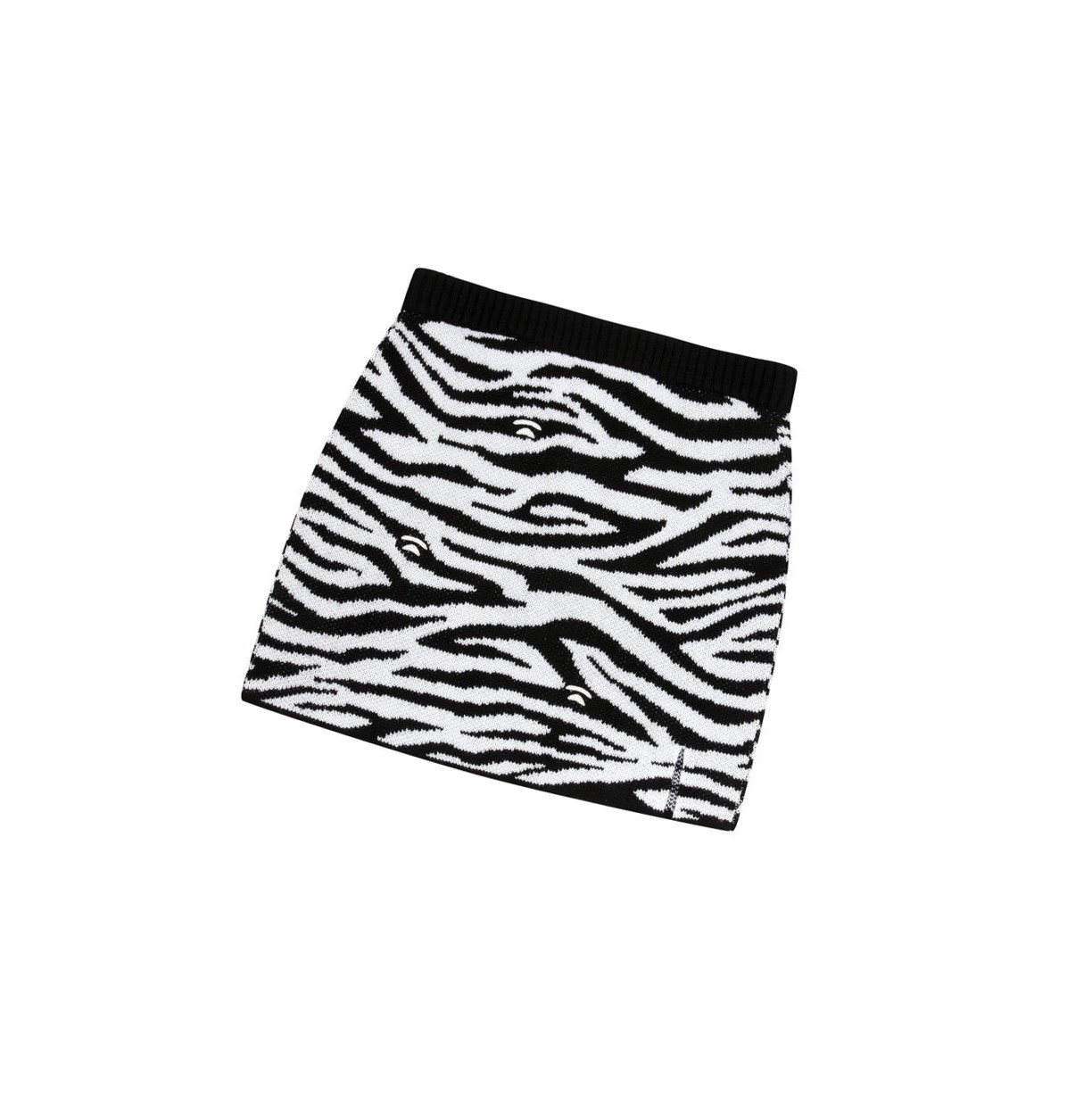 Jupe A BATHING APE Bape Zebra Pattern Knit Mini Noir Femme France | MZK-13840809