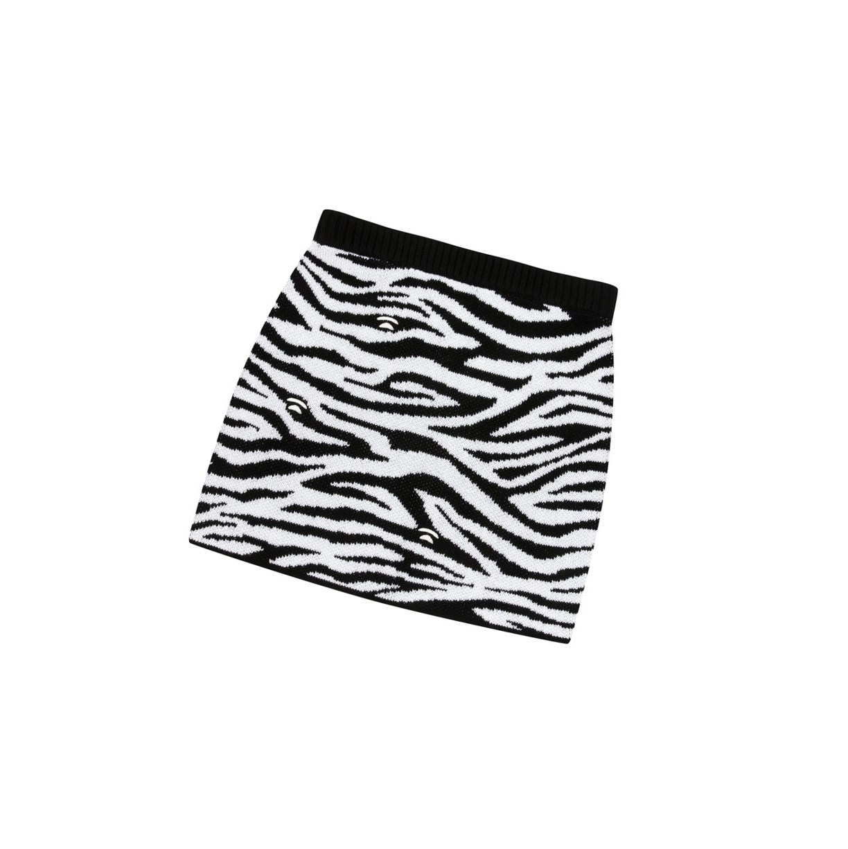 Jupe A BATHING APE Bape Zebra Pattern Knit Mini Noir Femme France | MZK-13840809