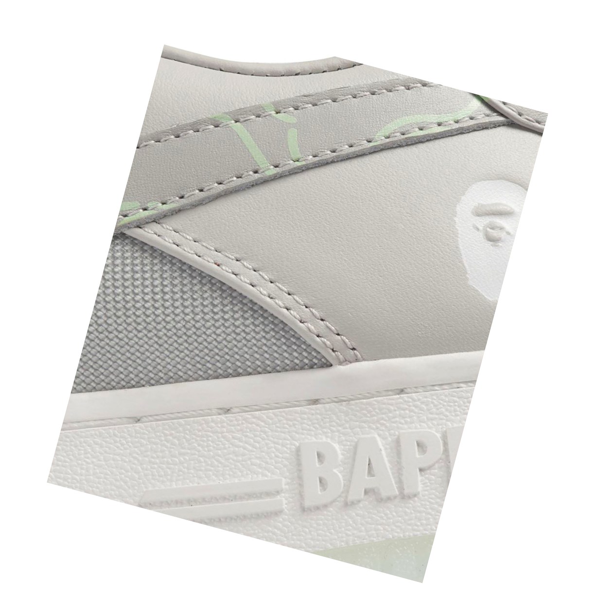 Baskets A BATHING APE Bape Sta #1 M2 Low Grise Homme France | TEN-72024784