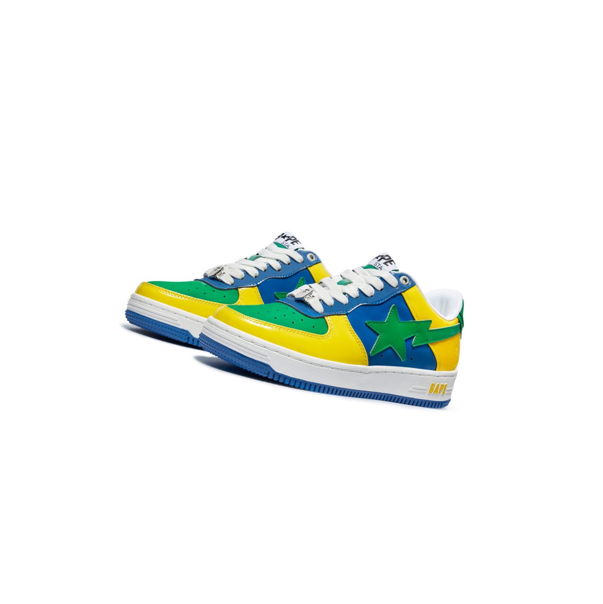 Baskets A BATHING APE Bape Sta M1 Low Jaune Homme France | VRJ-92686016