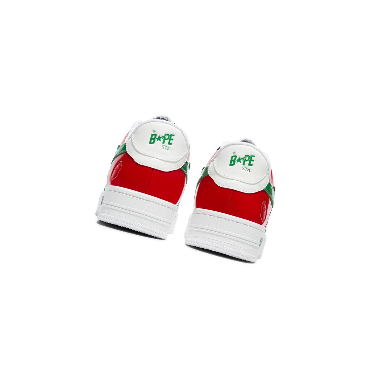 Baskets A BATHING APE Bape Sta M1 Low Vert Homme France | YPH-07420963