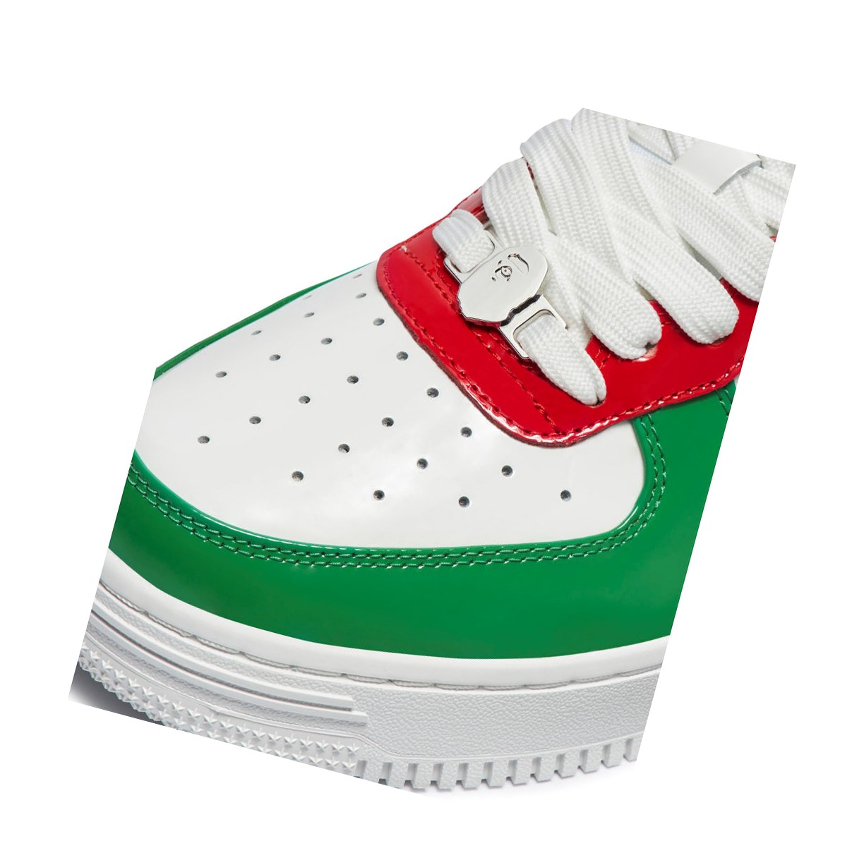 Baskets A BATHING APE Bape Sta M1 Low Vert Homme France | YPH-07420963