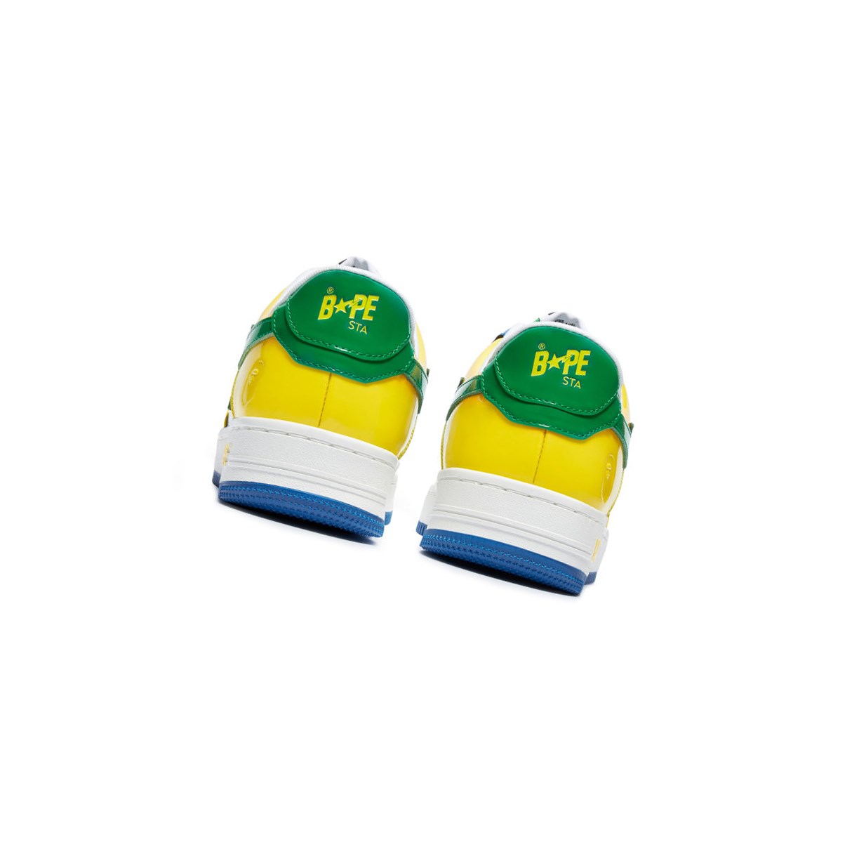 Baskets A BATHING APE Bape Sta M1 Low Jaune Homme France | VRJ-92686016