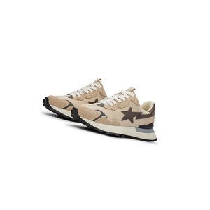 Baskets A BATHING APE Bape Route Sta Express #1 M2 Low Beige Homme France | XXN-89700947