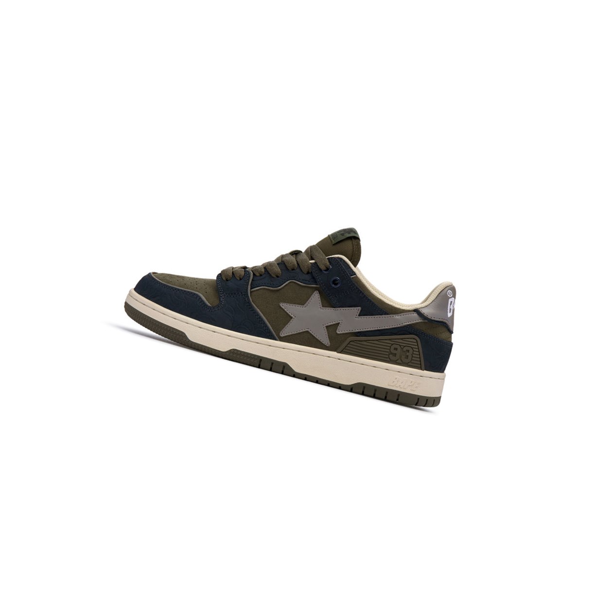 Baskets A BATHING APE Bape Sk8 Sta #5 Low Bleu Homme France | HTY-31093232