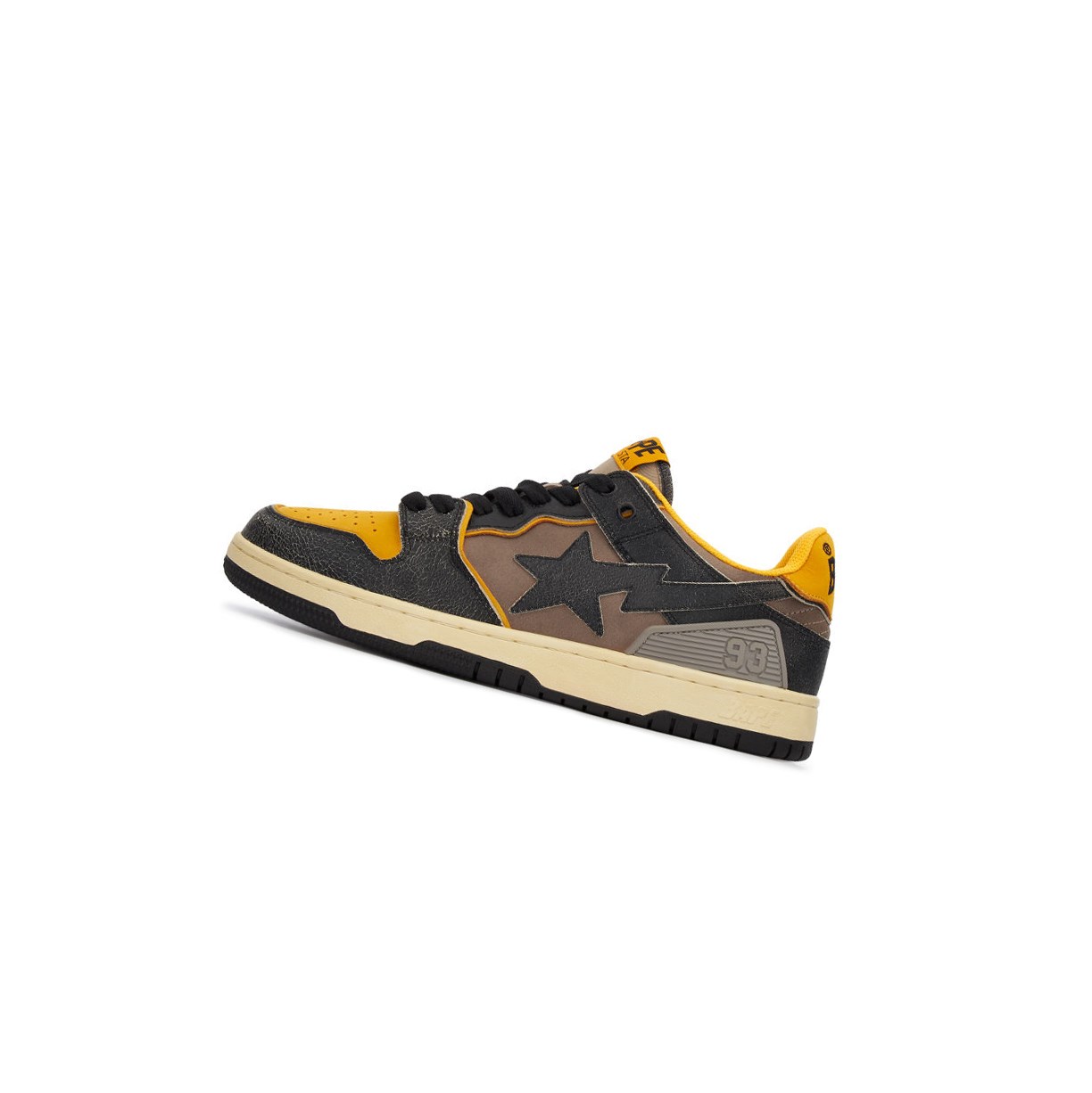 Baskets A BATHING APE Bape Sk8 Sta #5 M1 Low Noir Homme France | FXR-45480486