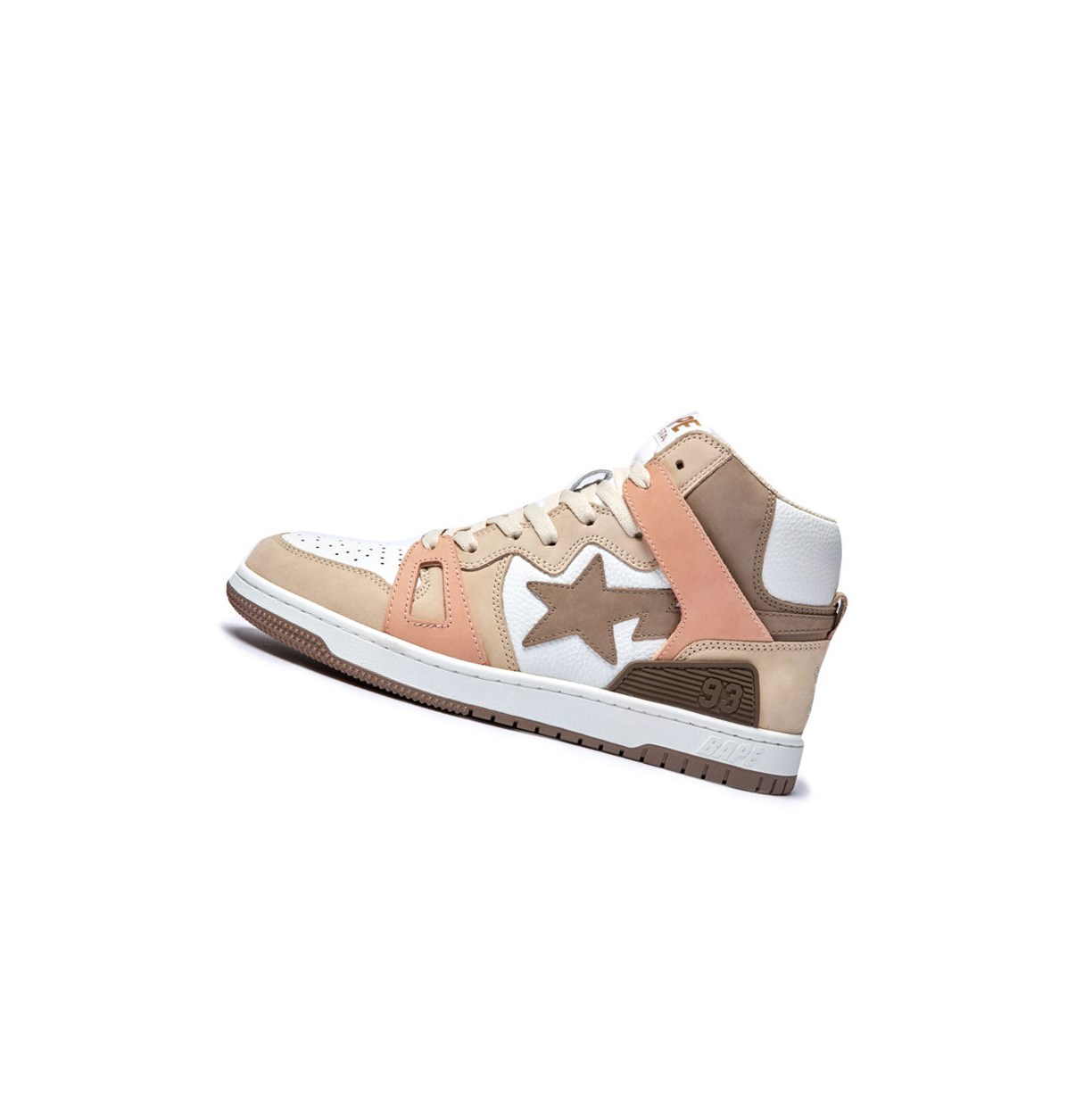 Baskets A BATHING APE Bape Sta 93 Hi M2 High Beige Homme France | IAI-57631535