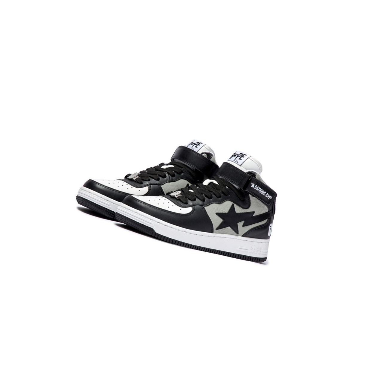 Baskets A BATHING APE Bape Sta Mi #2 M2 High Noir Homme France | STK-94476447