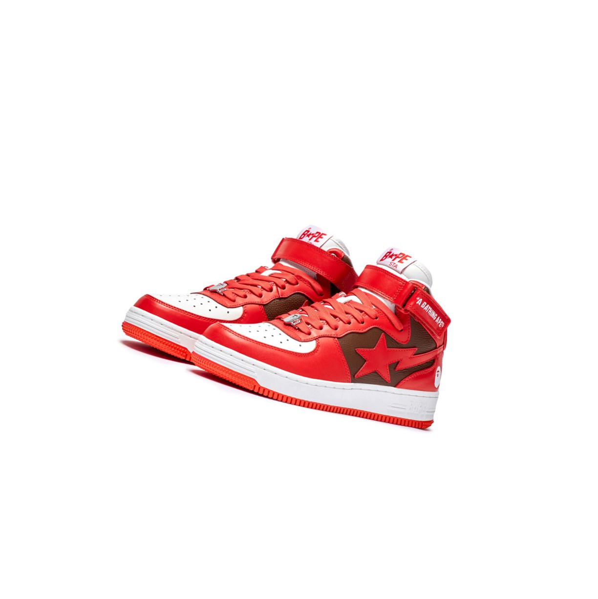 Baskets A BATHING APE Bape Sta Mi #2 M2 High Rouge Homme France | UNE-43977508